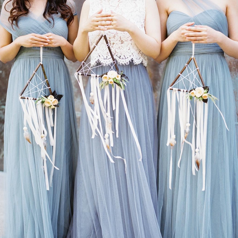 Something Different Alternative Bridesmaid Bouquets Oregon Wedding Day